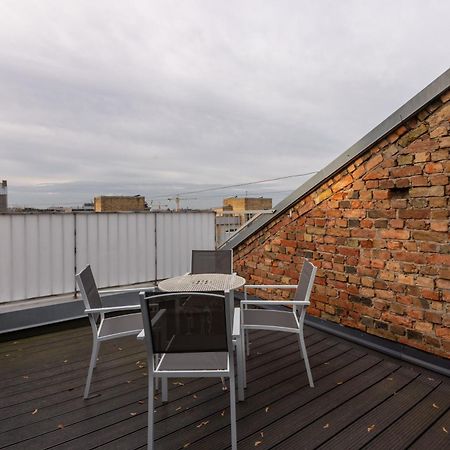 Penthouse Apartment With Terrace Riga Eksteriør billede