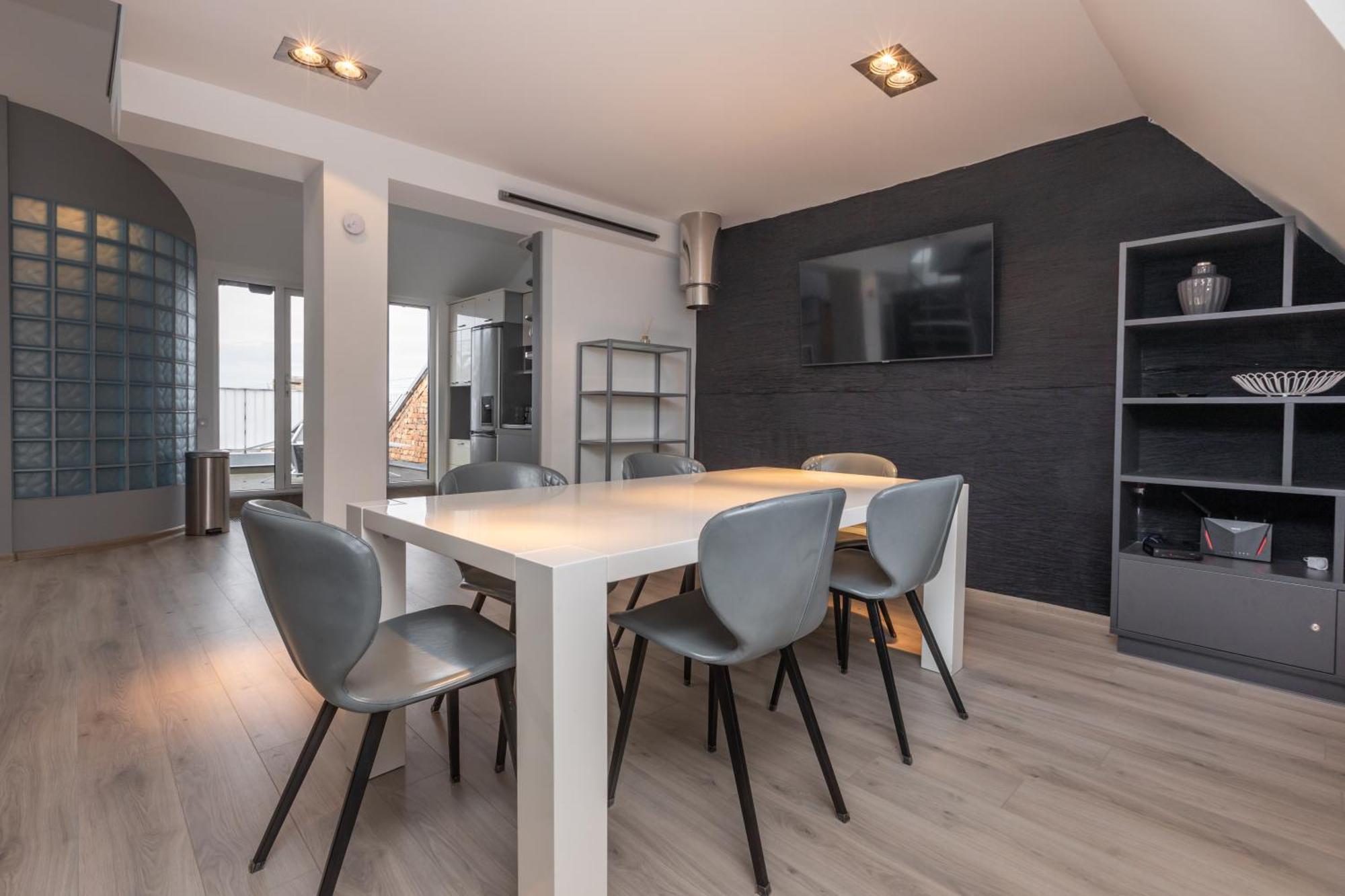 Penthouse Apartment With Terrace Riga Eksteriør billede
