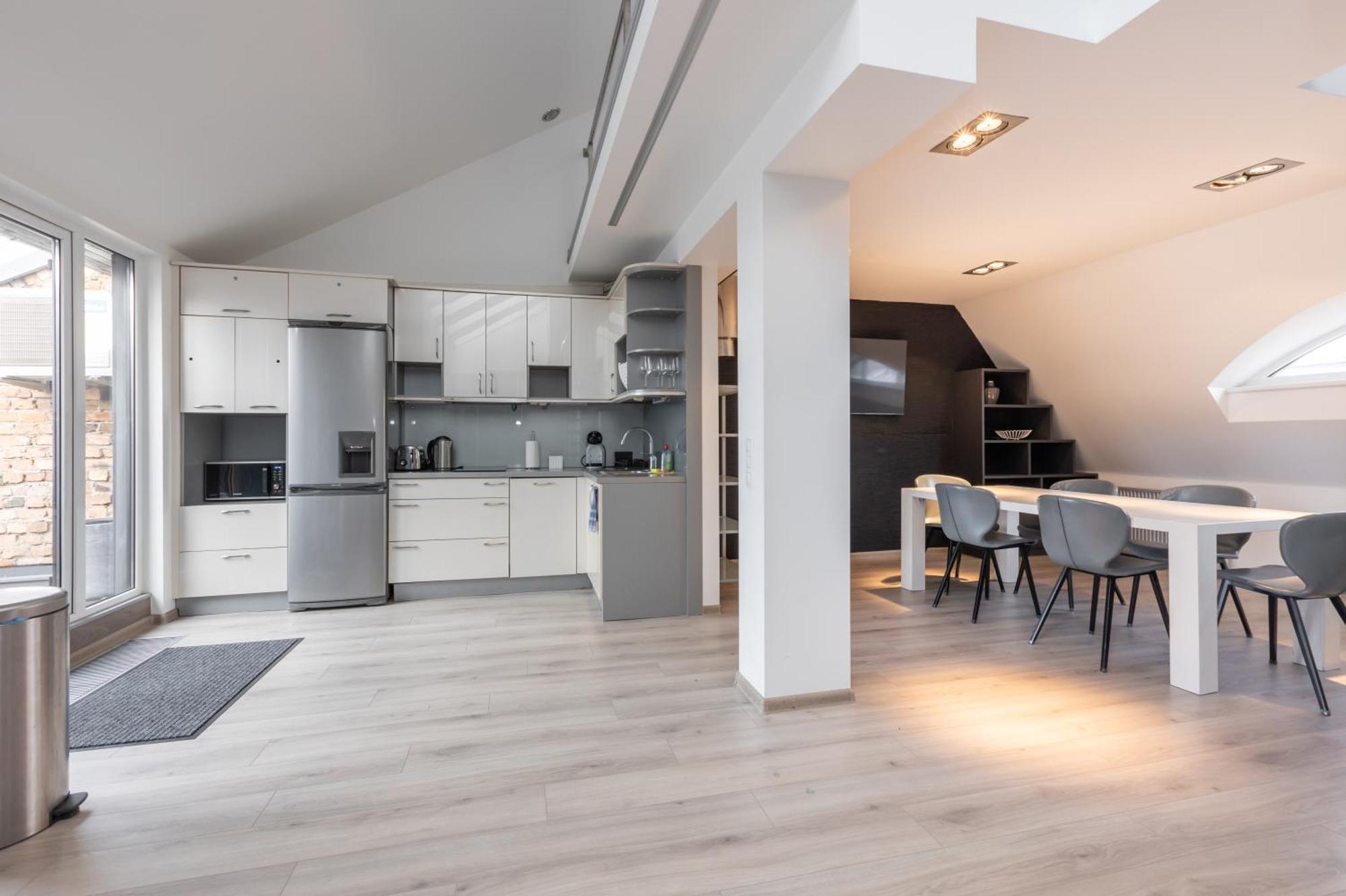 Penthouse Apartment With Terrace Riga Eksteriør billede
