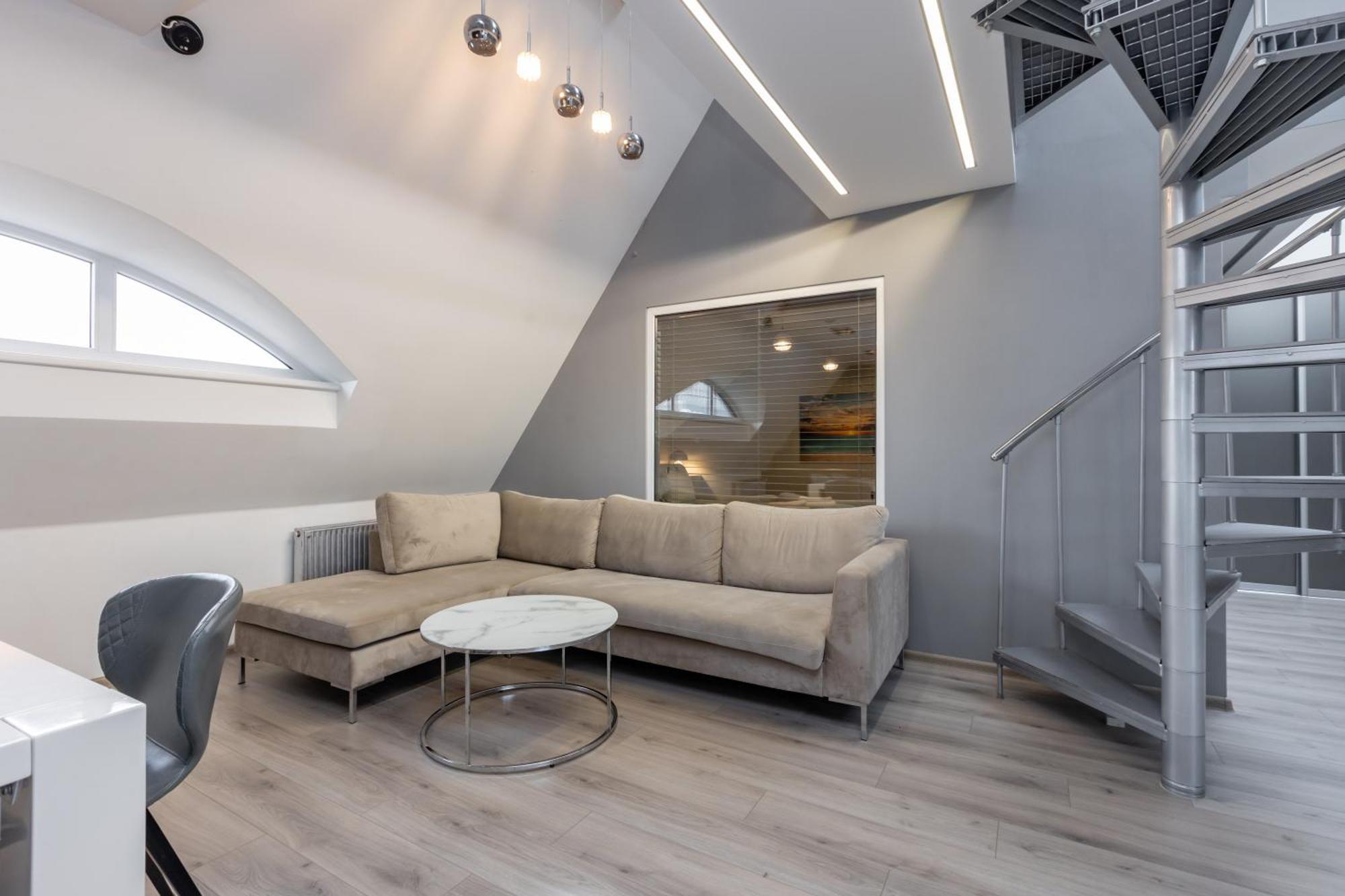 Penthouse Apartment With Terrace Riga Eksteriør billede